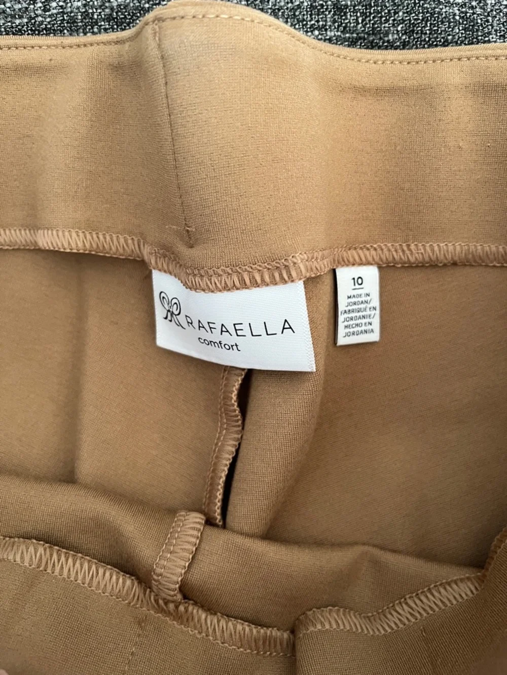 Rafaella Tan Pull-On Comfort Pants